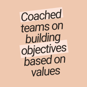 team coaching building kpis