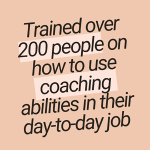 coaching skills training